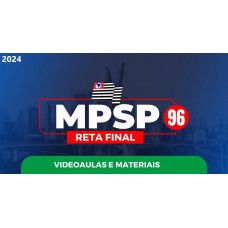 MP SP 96 - Promotor - Reta Final II (MEGE 2025) Promotor Ministério Público de São Paulo